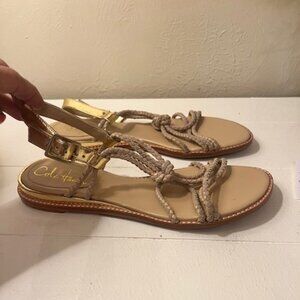 Cole Haan Neutral Flat Sandals 7